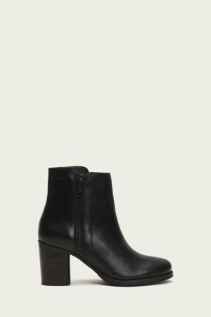 Frye Addie Double Zip Women Mid Calf Boots Black | TMCR78912