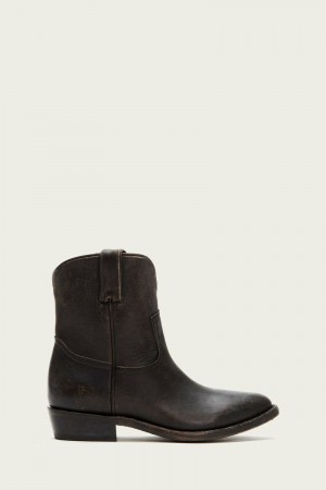 Frye Billy Short Women Booties Black | BNJC84615