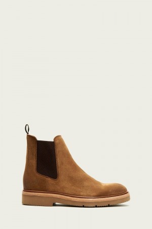 Frye Bowery Light Men Chelsea Boots Brown | GREZ61287