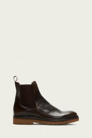 Frye Bowery Light Men Chelsea Boots Brown | QWSV13764