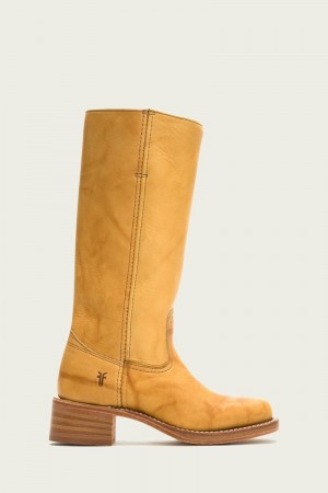 Frye Campus 14L Women Knee-high Boots Yellow | JZXT47210