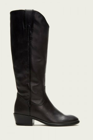 Frye Carson Pull On Women Knee-high Boots Black | ZYOK58267