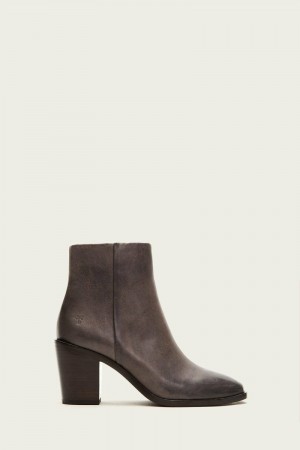 Frye Georgia Women Booties Deep Grey | HMIO43678