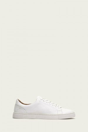 Frye Ivy Low Lace Women Sneakers White | NJAS06498