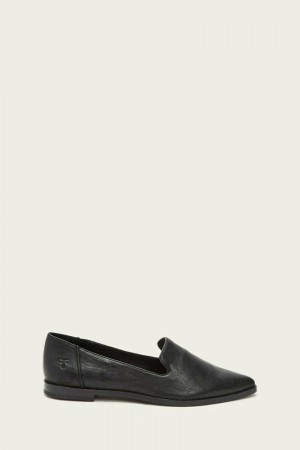 Frye Kenzie Venetian Women Flats Black | TCDR98301