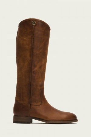 Frye Melissa Button 2 Women Knee-high Boots Brown | JTDH08935