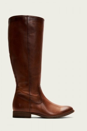 Frye Melissa Inside Zip Tall Women Knee-high Boots Brown | UFML14568