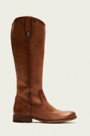 Frye Melissa Inside Zip Women Knee-high Boots Brown | XWGS49571