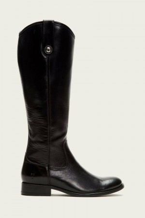 Frye Melissa Inside Zip Women Knee-high Boots Black | PQMN07835