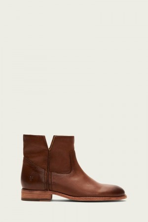 Frye Melissa Slouch Women Booties Brown | XNYC74568