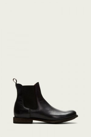 Frye Tyler Men Chelsea Boots Black | XHRD95068