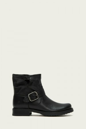 Frye Veronica Women Booties Black | XZGN83215