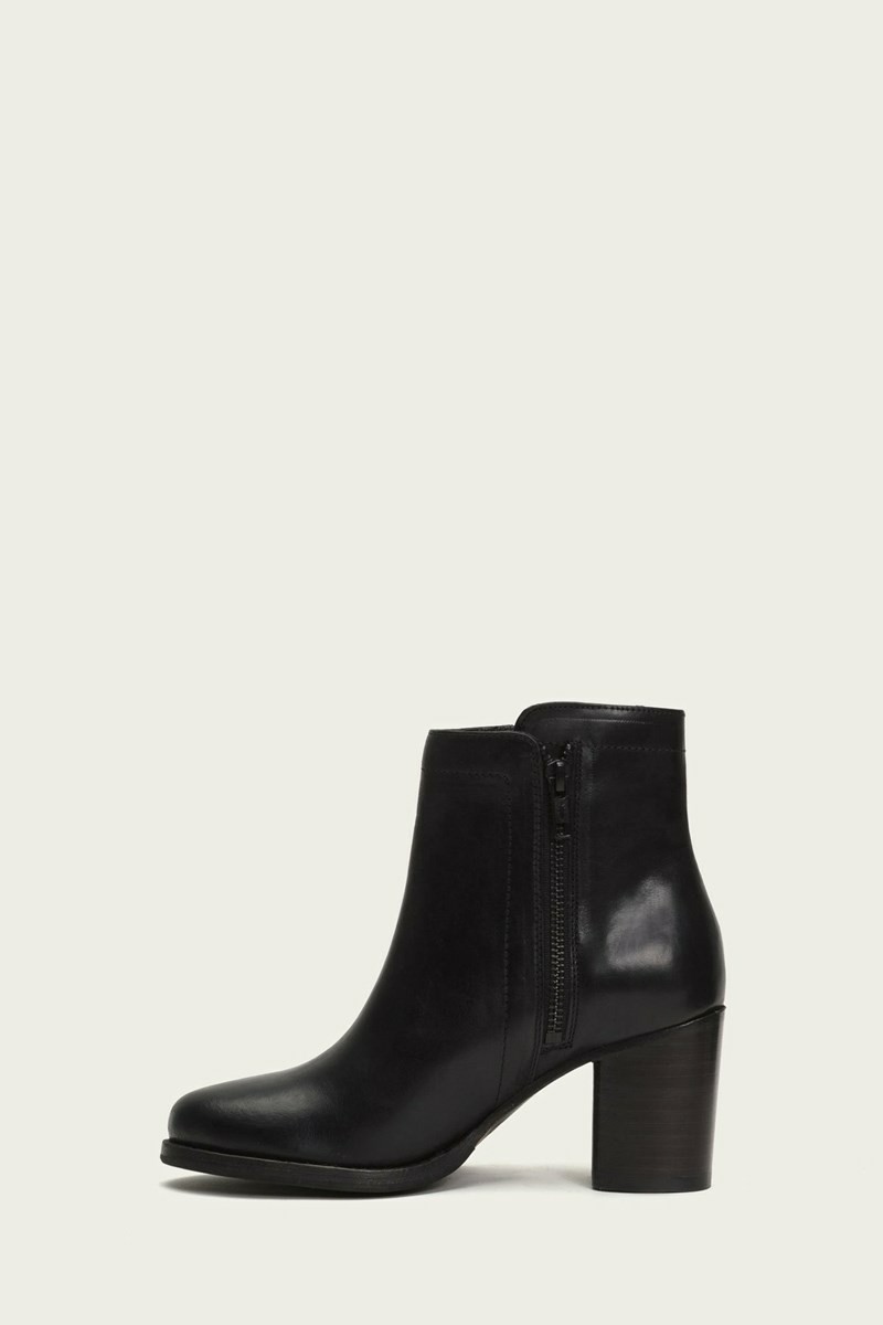 Frye Addie Double Zip Women Ankle Boots Black | HKBQ84796