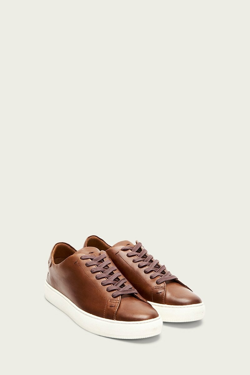 Frye Astor Low Lace Men Sneakers Brown | EBPI95073