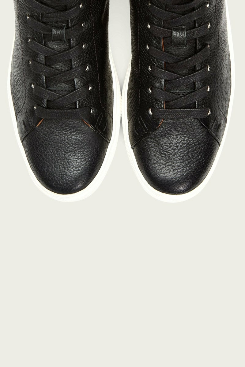 Frye Astor Midlace Men Sneakers Black | CJNA85719