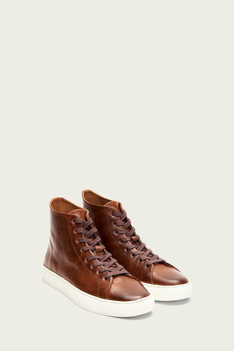 Frye Astor Midlace Men Sneakers Brown | GSZX36427