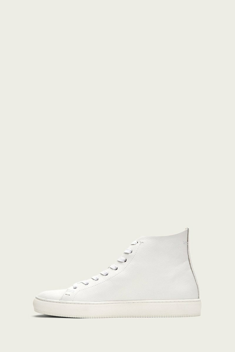 Frye Astor Midlace Men Sneakers White | KNWU42589