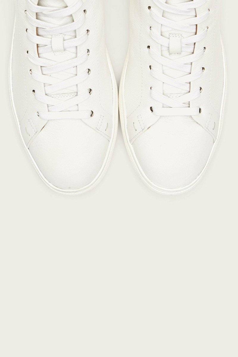 Frye Astor Midlace Men Sneakers White | KNWU42589