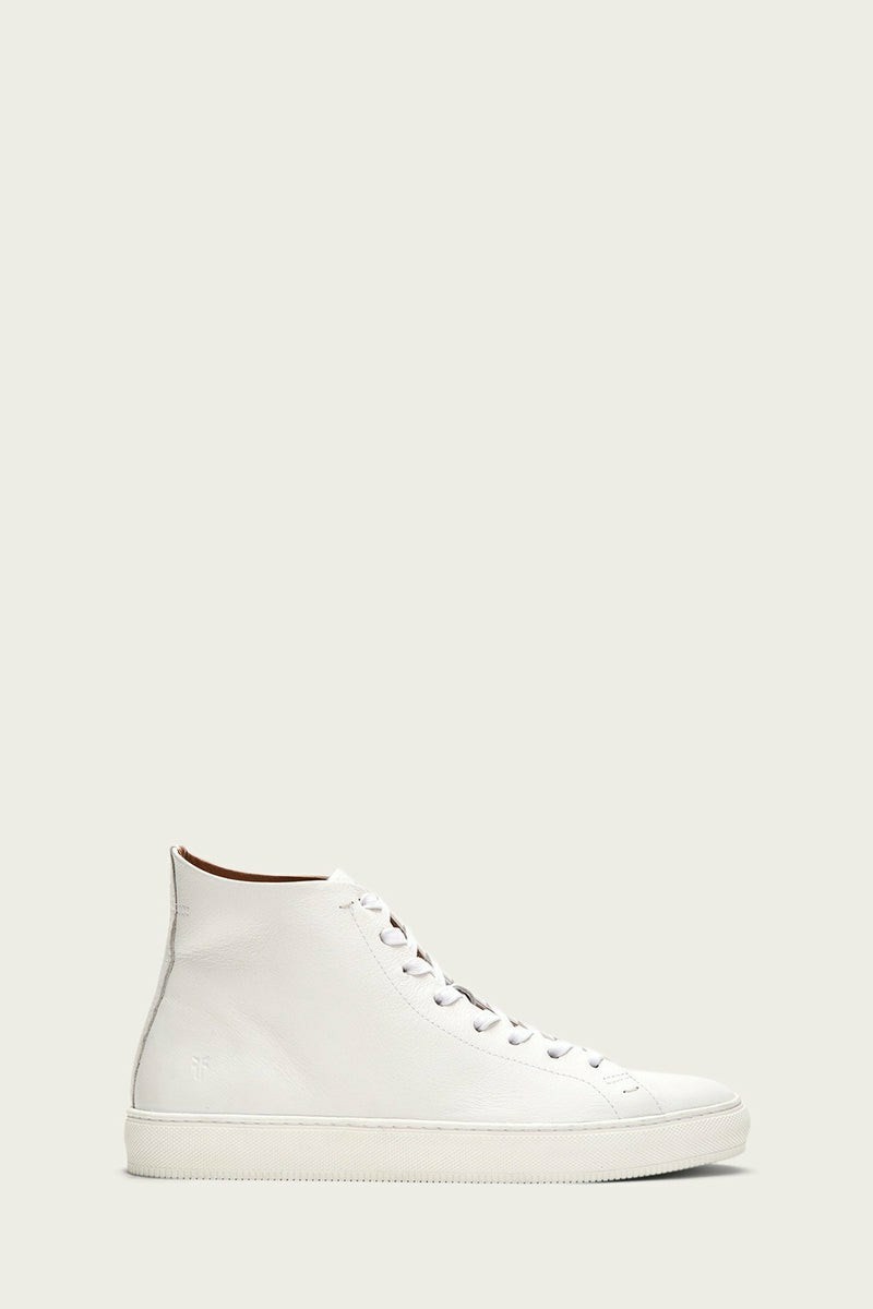 Frye Astor Midlace Men Sneakers White | KNWU42589