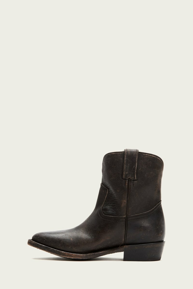 Frye Billy Short Women Booties Black | BNJC84615