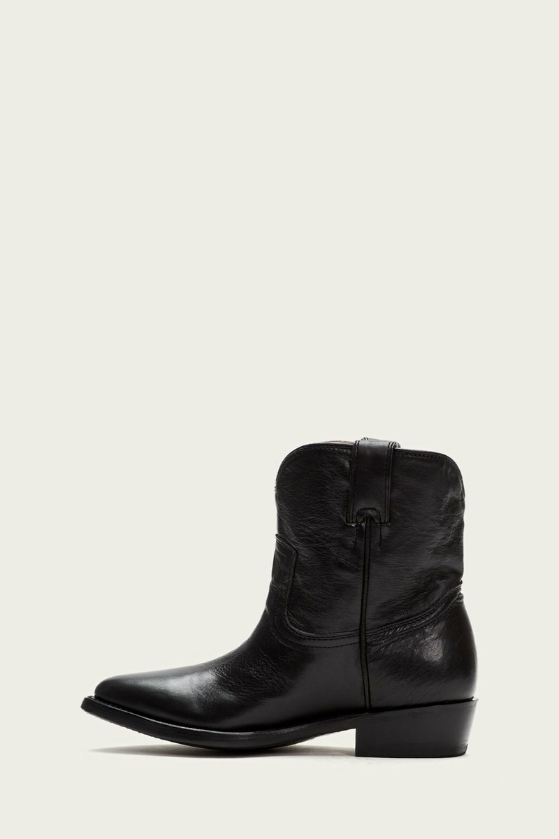 Frye Billy Short Women Booties Black | YVPW70168