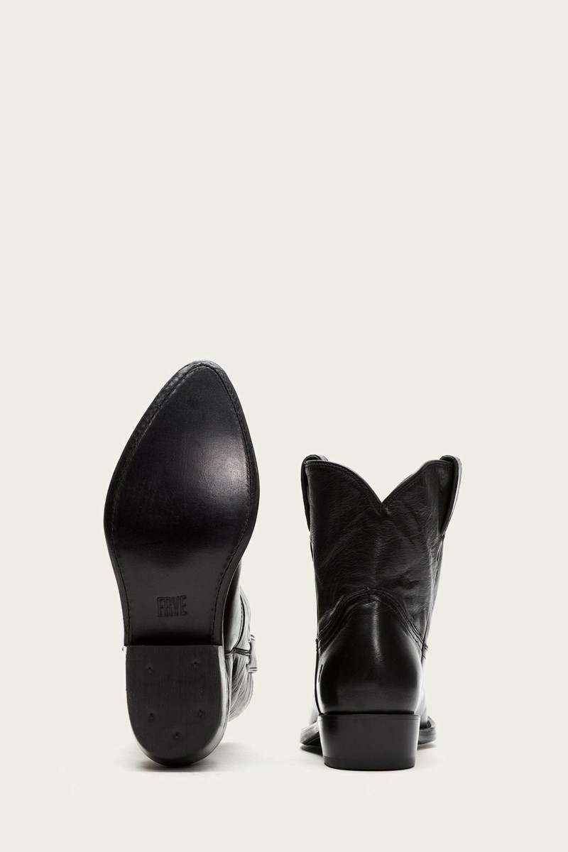 Frye Billy Short Women Booties Black | YVPW70168