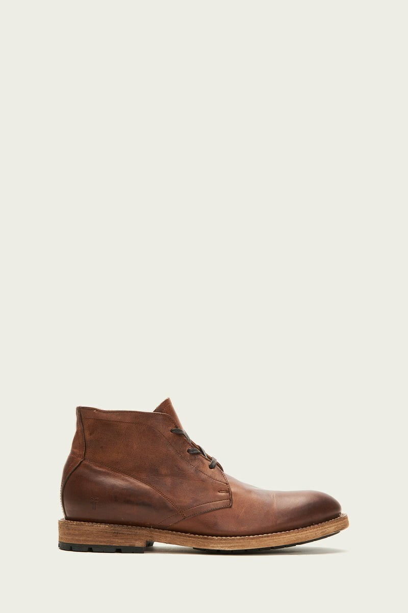 Frye Bowery Chukka Men Lace Up Boots Brown | AGUT51934