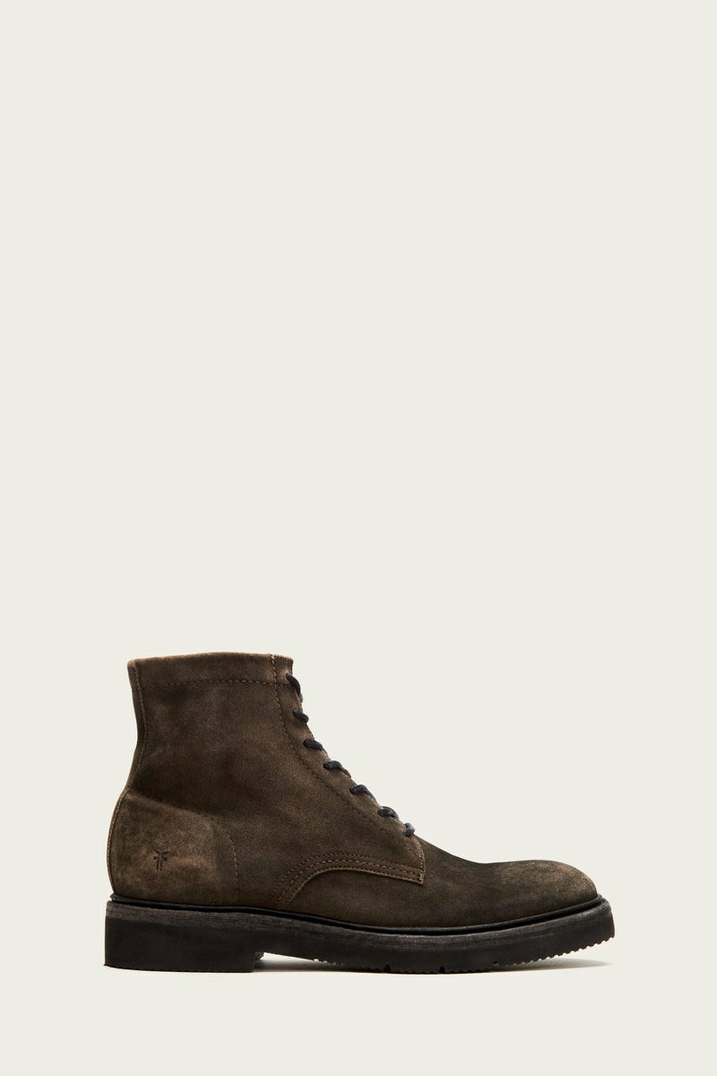 Frye Bowery Light Men Lace Up Boots Black | HXLC95082