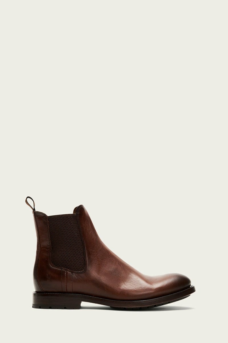 Frye Bowery Men Chelsea Boots Brown | FGRA89034