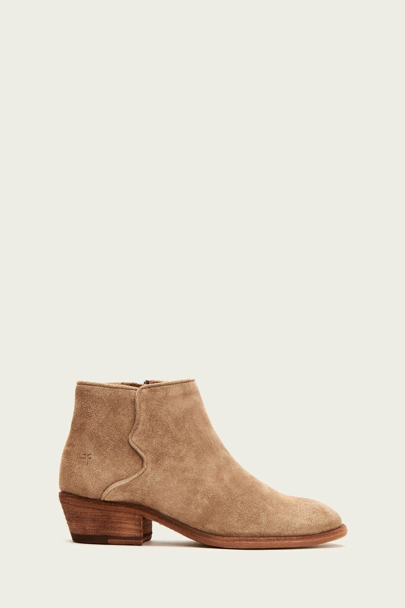 Frye Carson Piping Women Booties Beige | WUXT25196