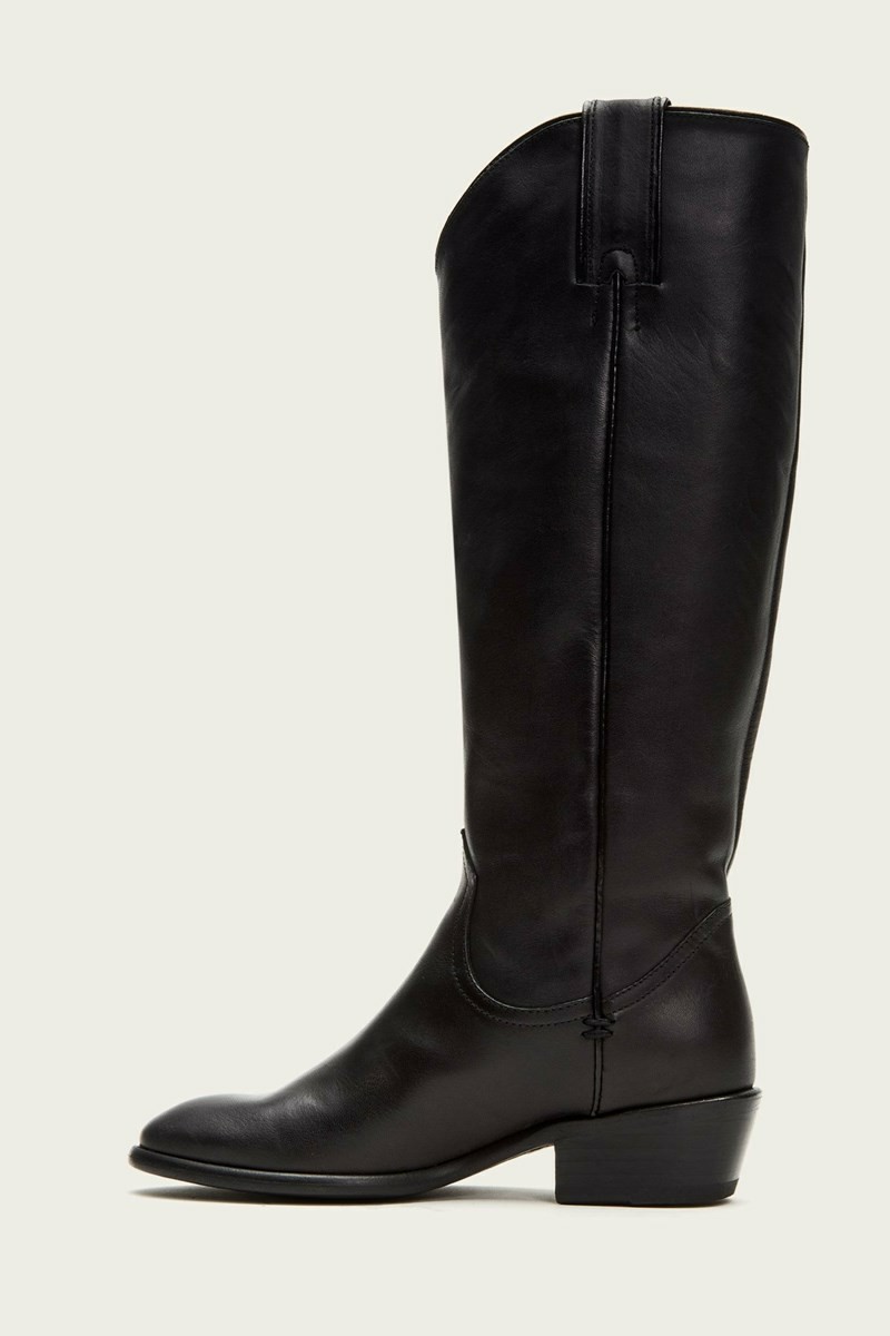 Frye Carson Pull On Women Knee-high Boots Black | ZYOK58267