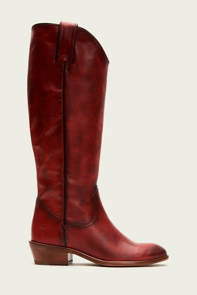 Frye Carson Pull On Women Knee-high Boots Red | JAKE10479