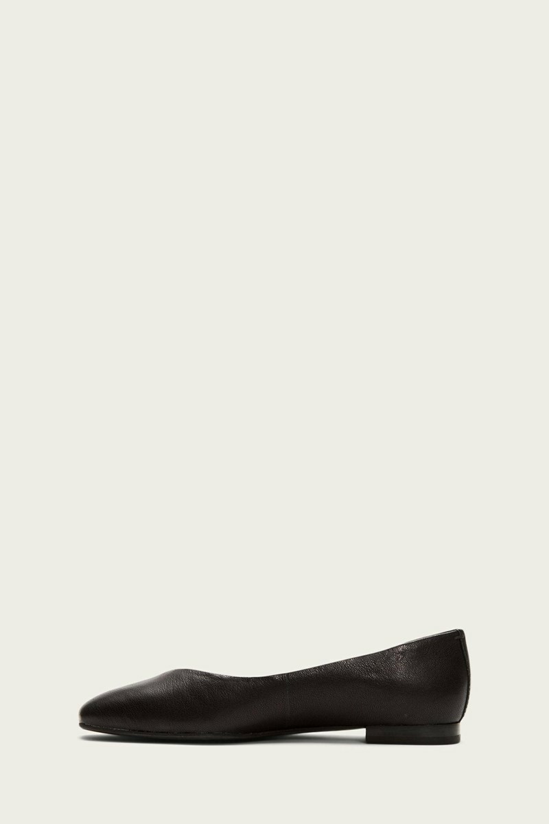 Frye Dana Women Ballet Flats Black | HKYT73416