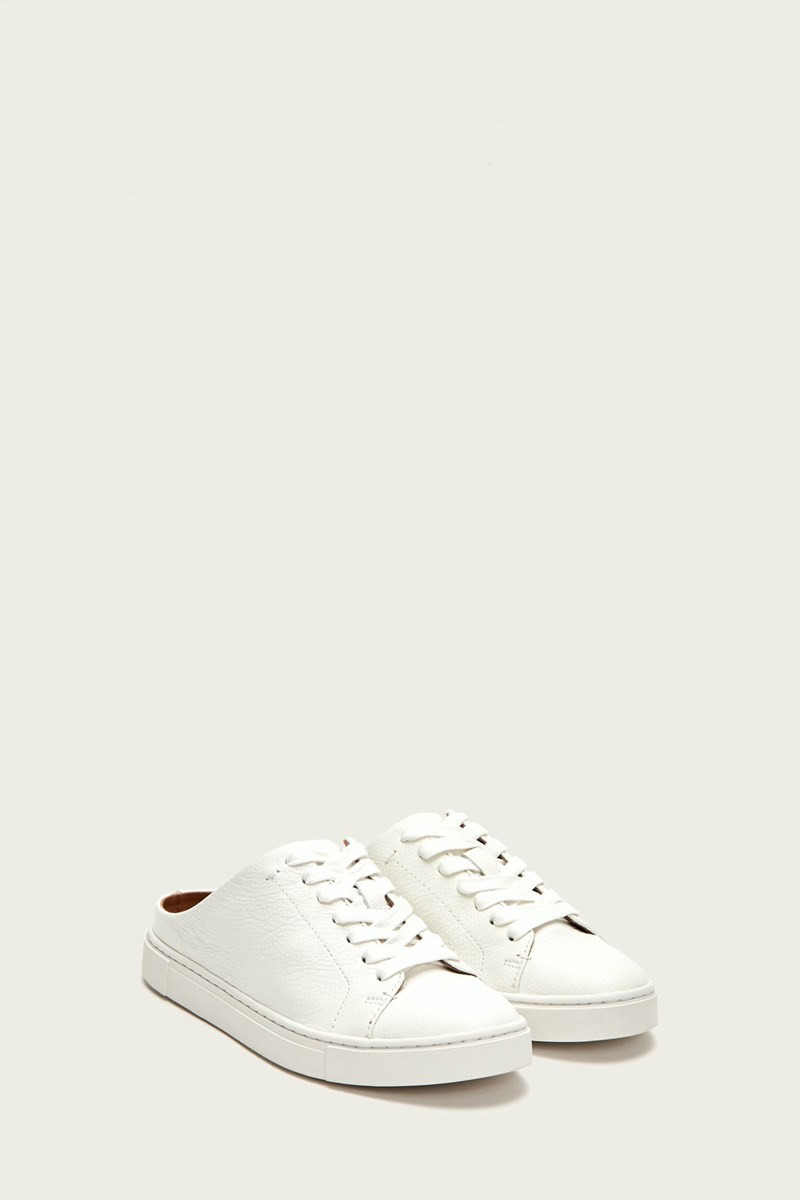 Frye Ivy Low Lace Mule Women Sneakers White | ESYR16485