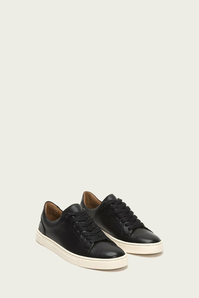 Frye Ivy Low Lace Women Sneakers Black | IHRZ06479