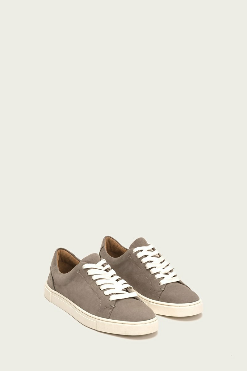 Frye Ivy Low Lace Women Sneakers Grey | NBYV32149