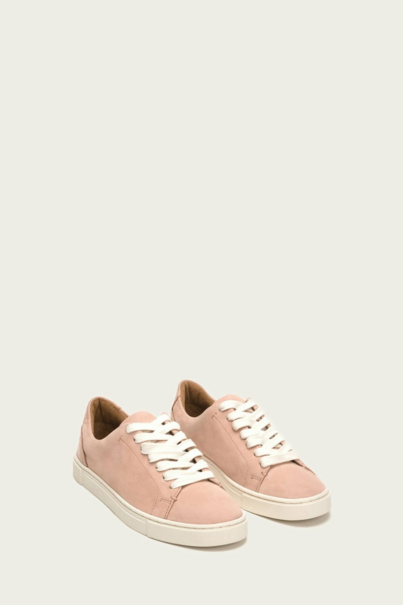 Frye Ivy Low Lace Women Sneakers Pink | JMSR86372