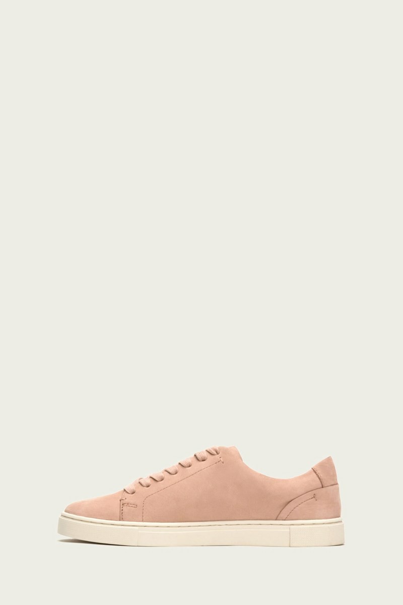 Frye Ivy Low Lace Women Sneakers Pink | JMSR86372