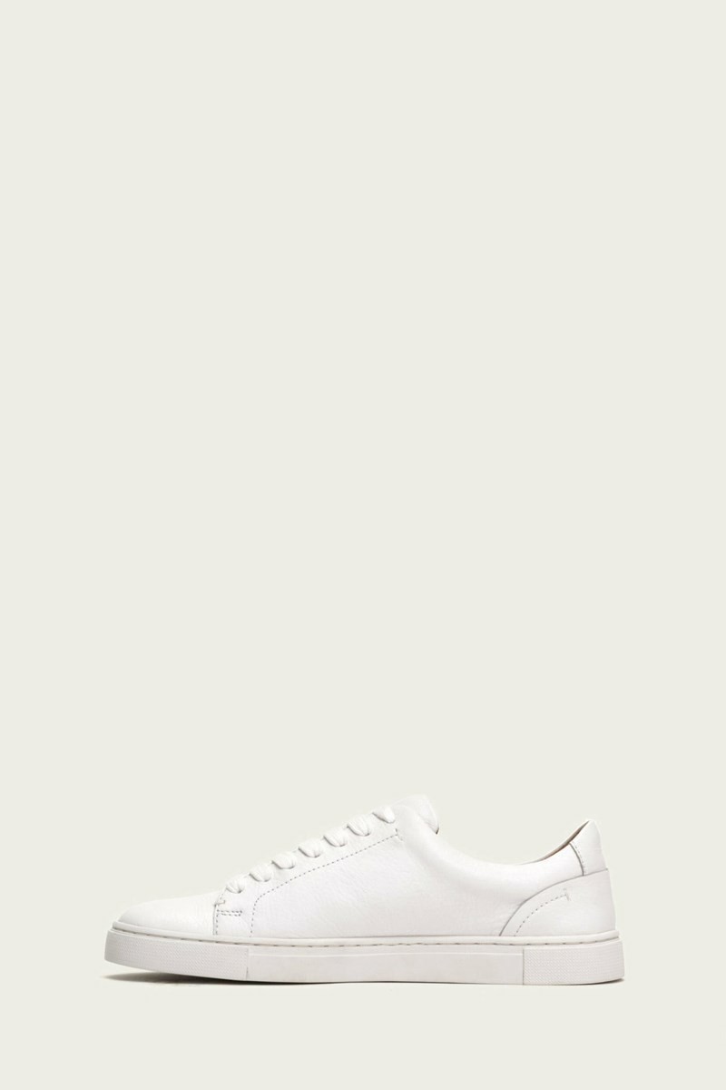 Frye Ivy Low Lace Women Sneakers White | NJAS06498