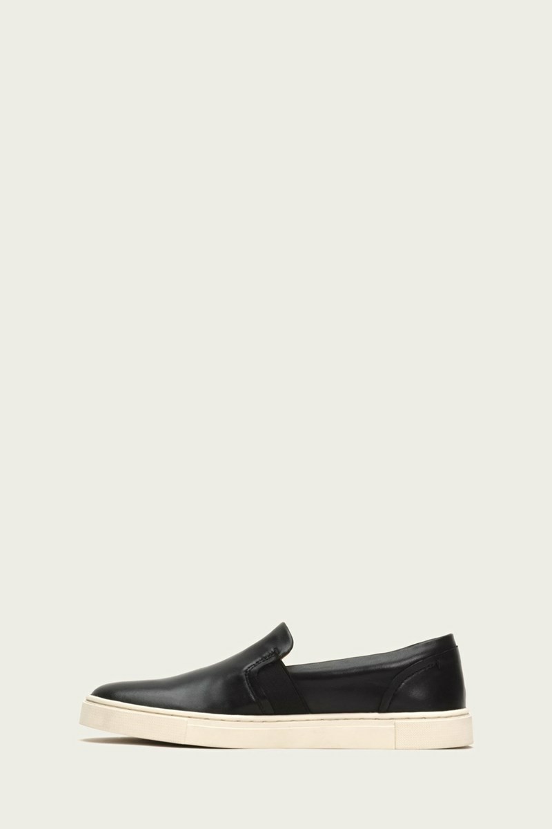 Frye Ivy Slip Women Sneakers Black | JVZO91643