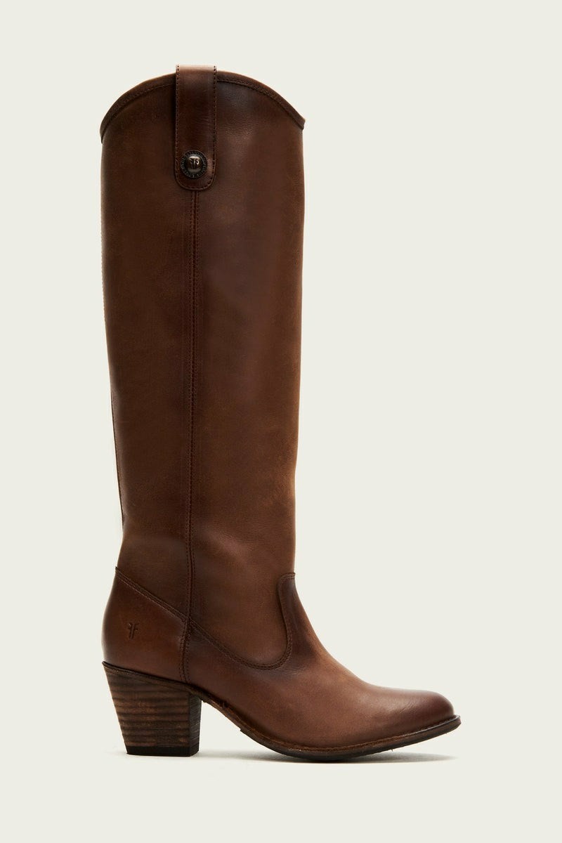 Frye Jackie Button Women Knee-high Boots Brown | BXOK76135