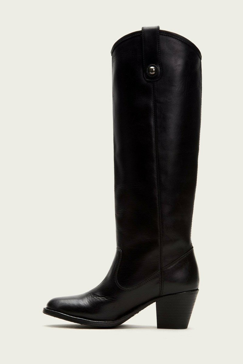 Frye Jackie Button Women Knee-high Boots Black | RKWT58069