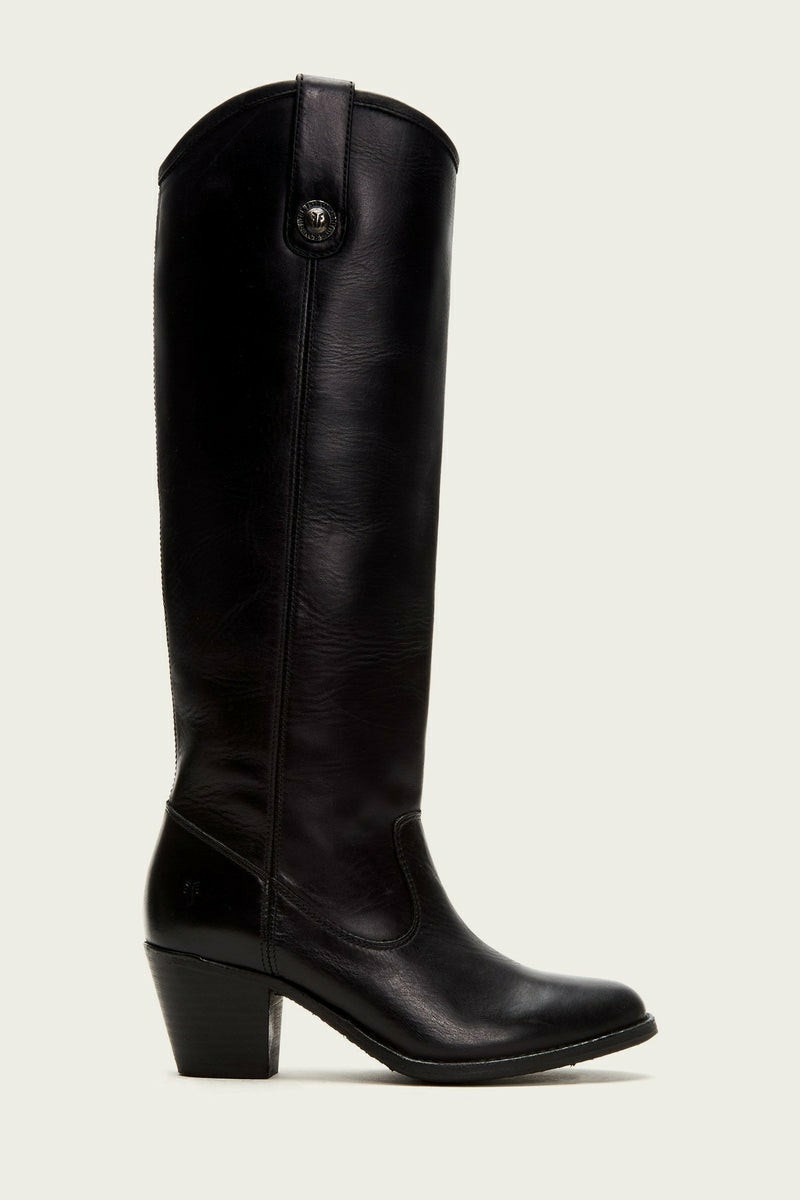 Frye Jackie Button Women Knee-high Boots Black | RKWT58069