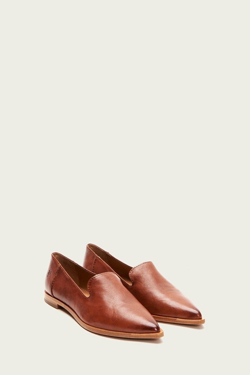 Frye Kenzie Venetian Women Flats Brown | AXKE94586