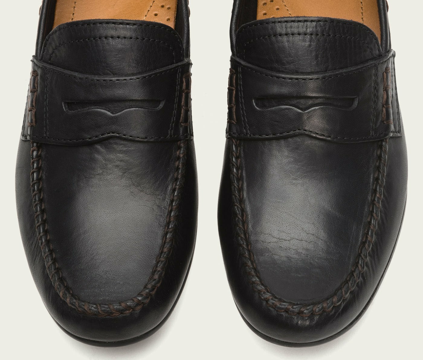 Frye Lewis Penny Men Oxfords Black | DBGM35082