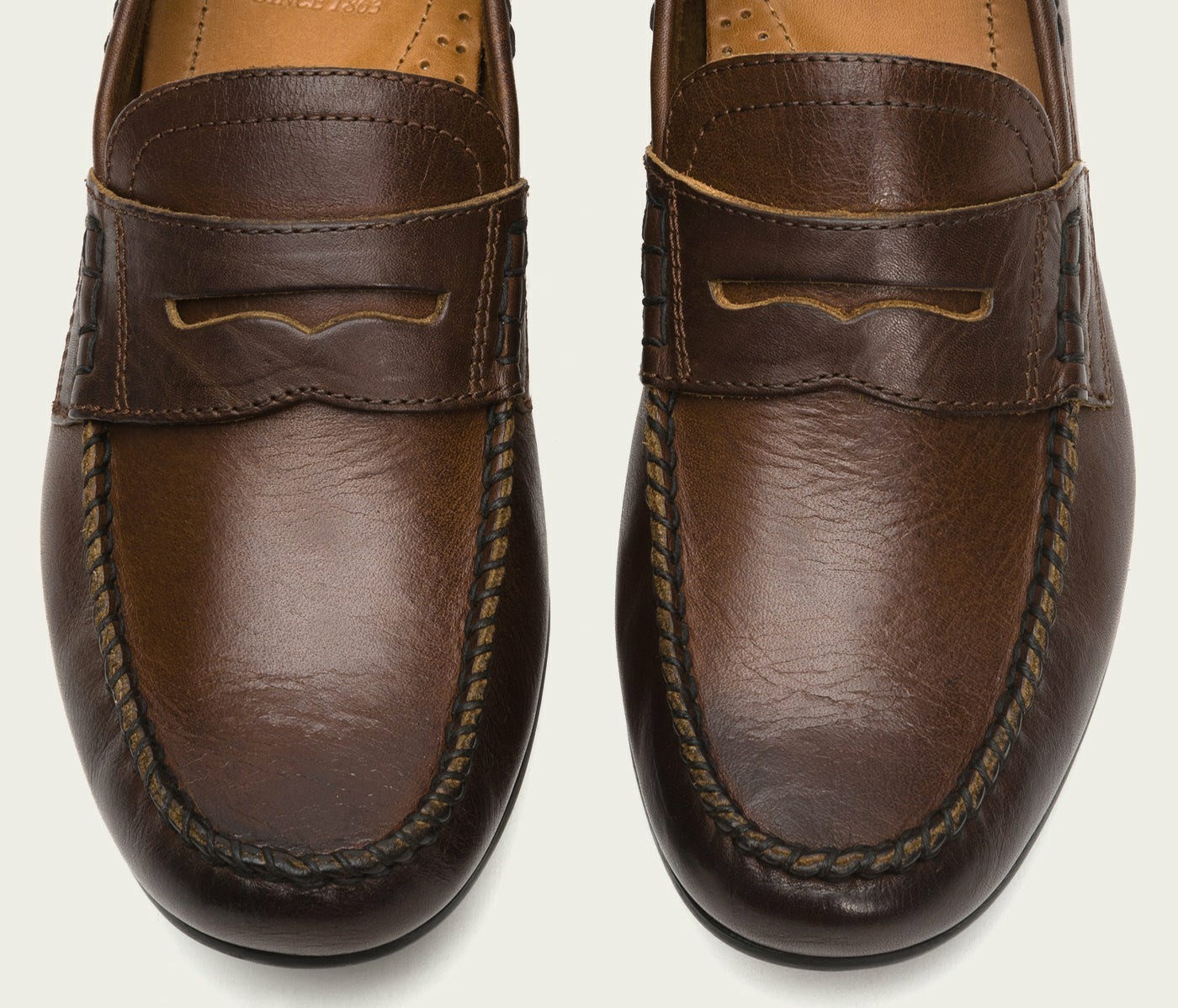 Frye Lewis Penny Men Oxfords Brown | LSBW30726