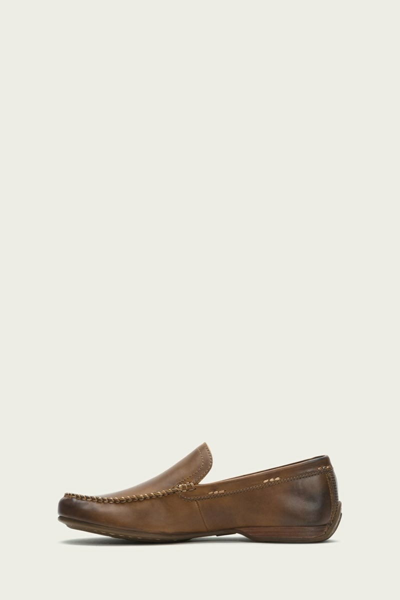 Frye Lewis Venetian Men Oxfords Brown | VBWE60812