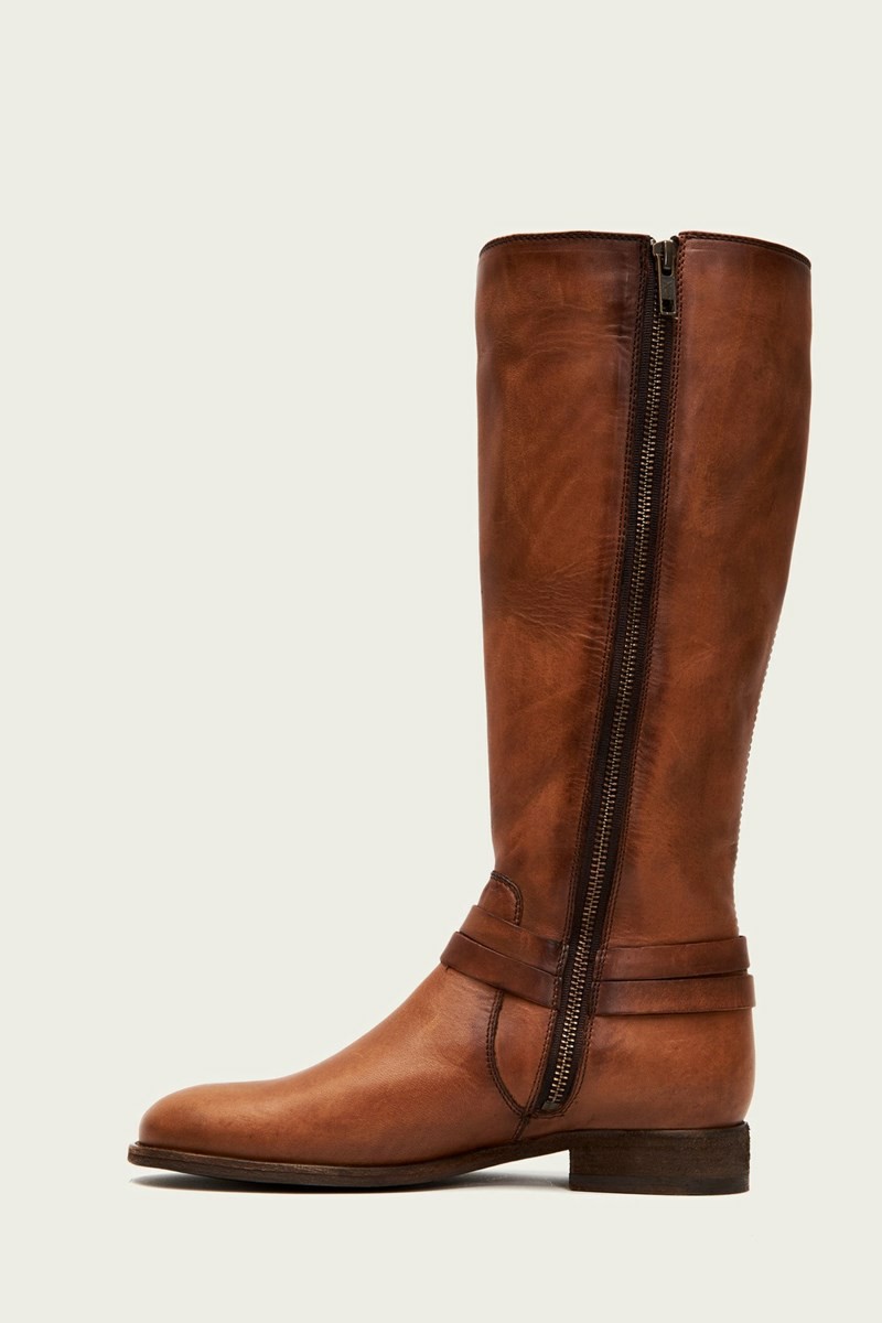 Frye Melissa Belted Tall Women Knee-high Boots Brown | YNWH91732