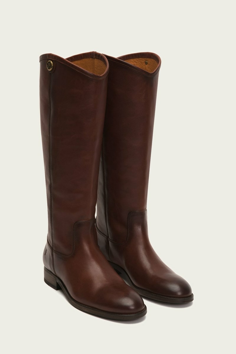 Frye Melissa Button 2 Women Knee-high Boots Brown | KIVG60327