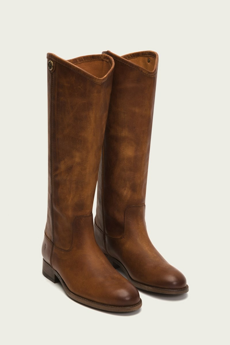 Frye Melissa Button 2 Women Knee-high Boots Brown | JTDH08935